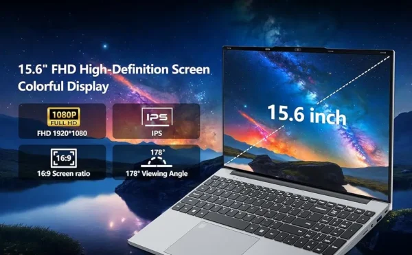 A6e09464008b74868b7d4303d29d4f4e5h.webp Windows 11 Pro Laptop Computer Intel Core i3-5005U 15.6" 16GB DDR 1TB SSD Laptops Office Computer PC Fingerprint Unlock Notebook