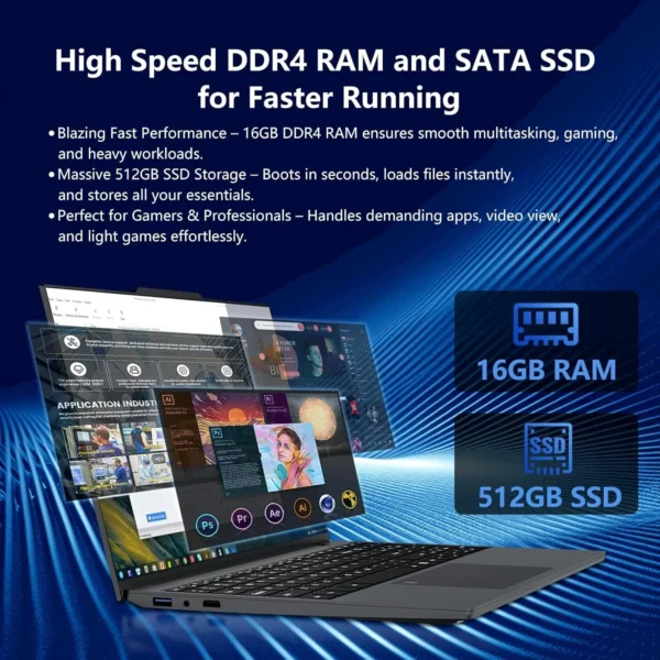 A7f450553ee234af783a5450c202e7b77K.webp Portable NotebookIntel Core i9-9900U Windows 11 Pro 15.6 inch Laptop Computer HD Screen 16GB RAM 1TB 2TB SSD laptops PC