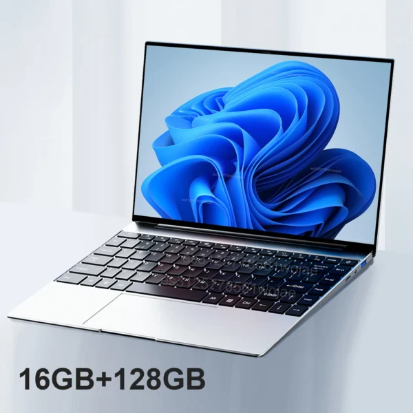A81e8e142fc5b4bec856c80fae71a91e8L.webp Ultra Slim Laptop 14.1" 16GB RAM 2TB SSD Intel N3700 Notebook Gamer 1920*1080 Display Office Study Computer PC Windows 11 Pro