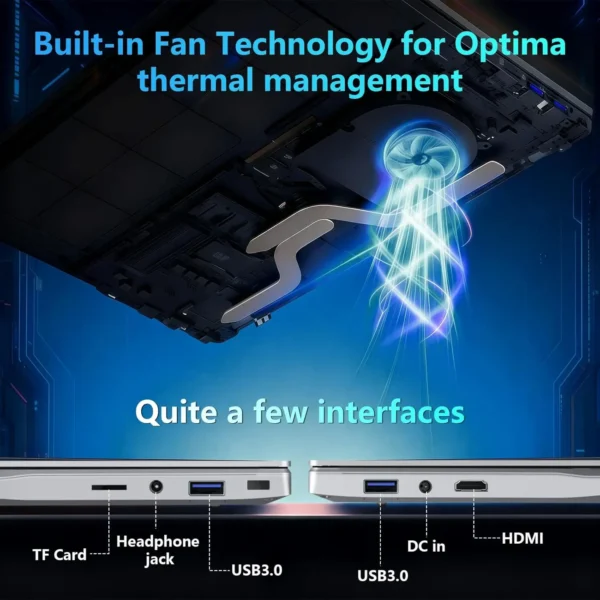Acba4be62cfec48e1974139096d02e7f01.webp Windows 11 Pro Laptop Computer Intel Core i3-5005U 15.6" 16GB DDR 1TB SSD Laptops Office Computer PC Fingerprint Unlock Notebook