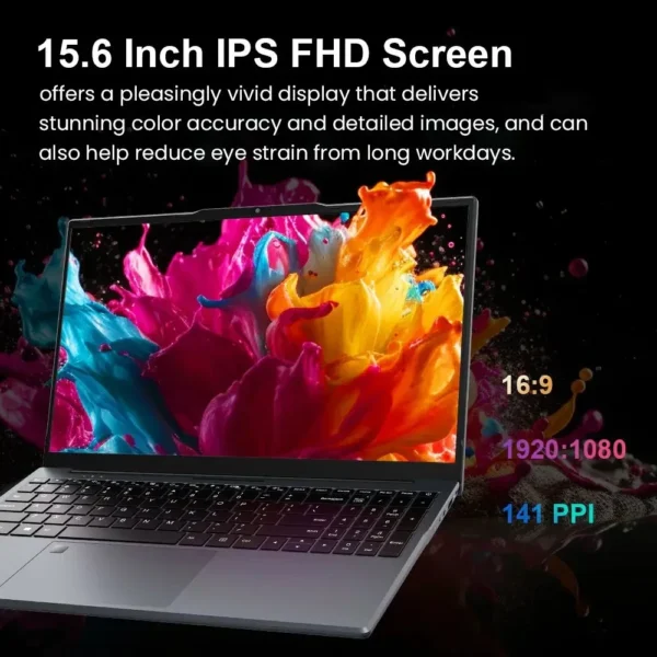 Adcac8424652d4826a37fd1f15bdff668S.webp 15.6" Intel Core i3 6100U Laptop Computer Windows 11 16GB RAM 1/2TB SSD Notebook PC Portable Notebook PC Office Study Laptops