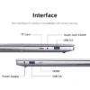 Ultra Slim Windows 11 Laptop Computer 14.1" 12GB RAM 512GB 1TB SSD Intel A3950 Notebook Gamer 1920*1080 Office Study Computer PC