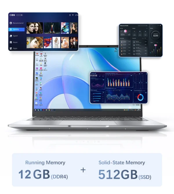 Ae5ddc133e8c245269c31ef6cf63ccf7fm.webp New 14.1" Laptop Computer Windows 11 Pro Intel Atom A3950 2025 Notebook PC 12GB RAM 512GB 1TB SSD 1920*1080P Office Computer