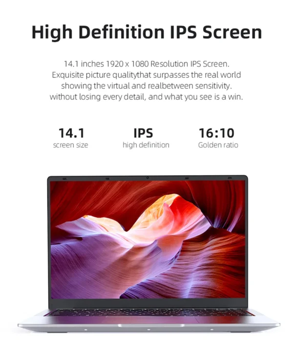 Ae8ed710076b74df7b231d5829fcd0e73h.webp New 14.1" Laptop Computer Windows 11 Pro Intel Atom A3950 2025 Notebook PC 12GB RAM 512GB 1TB SSD 1920*1080P Office Computer