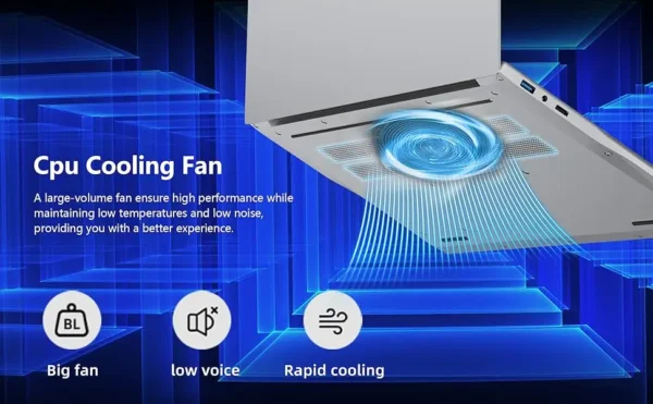 Af0c2d7d0f2564b1a80a71e0e7a94f5331.webp Windows 11 Pro Laptop Computer Intel Core i3-5005U 15.6" 16GB DDR 1TB SSD Laptops Office Computer PC Fingerprint Unlock Notebook