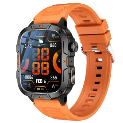 H09fad7a85b5243029856276593987ba4s.webp 2025 Sport Fashion Flash Light Smart Watch Reloj Inteligente Fitness Tracker 1.96 Inch BT Call Smart Watch