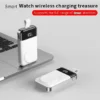 H12f25b85a2ab4cbf9c067785d6be65a5S-1.webp Wholesale Mini Portable Powerbank 2000mAh Smart Watch Charger Power Bank for Watch 2 3 4 5 6 7 8 SE Ultra With Led Display