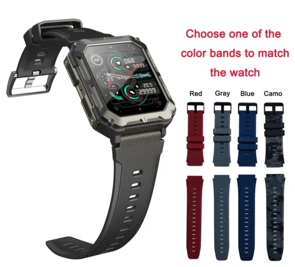 H187a27fb22f84f6cafe165f725bb18fcZ.webp Hot Outdoor Smart Watch BT Call 1.83 Inch Outdoor Sports Fitness Tracker Men Women Sport Fitness Tracker Fashion Smartwatch