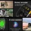 H33c7479a3afd4723aa705073bfcf105eU.webp 1.85 HD Large Screen Outdoor Design IP68 Waterproof Mud Proof Body Temperature Monitor High Quality Smart Watch MK66