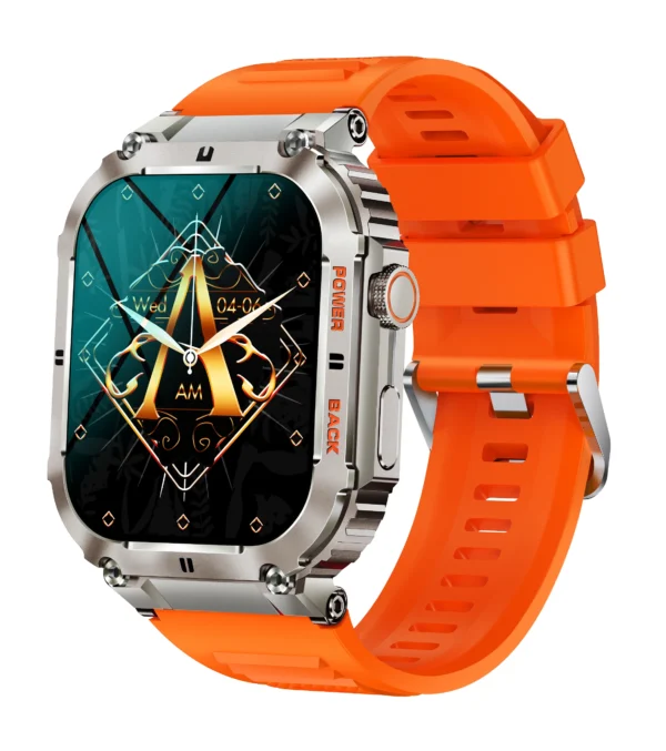 H3a364615542341bcaff2411906e5643d0.webp K57 PRO Outdoor Sports Smartwatch for Bluetooth Fitness Tracker Amoled Screen Waterproof Heart Rate Monitor IP67 Standard Square