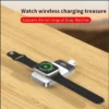 H601d40dafcac4a2db4a3fb57b0de391er-1.webp Wholesale Mini Portable Powerbank 2000mAh Smart Watch Charger Power Bank for Watch 2 3 4 5 6 7 8 SE Ultra With Led Display