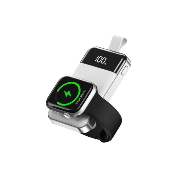 H623e785dfc714e11a86c8882d2beb8c2l-1.webp Wholesale Mini Portable Powerbank 2000mAh Smart Watch Charger Power Bank for Watch 2 3 4 5 6 7 8 SE Ultra With Led Display