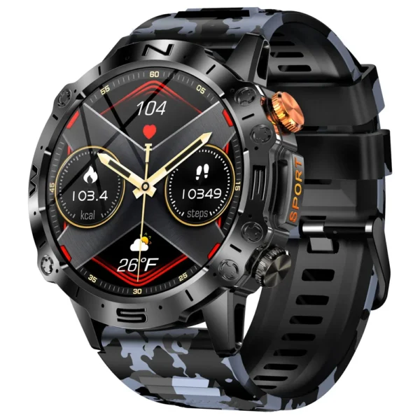 GAOKE K59 Smart Watch Round 1.43 Inch Amoled Bt Calling 380mah Big Battery Fitcloudpro Sport Watches for Men Montre Connectee