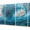 H89a03d3885904acca4dcc229cf3b44eet.webp Supply Polished Aluminum 3D Painting Metal Wall Decor Dazzling Technique for Home Decor