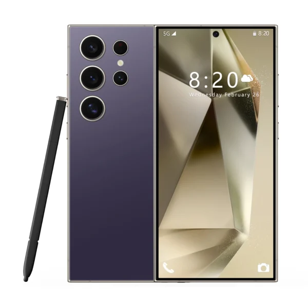 H8ea001dff6b6418e96b661727193ef63Y.webp Wholesale Used Mobile Phones for S24 Ultra 5G 16GB+1TB Global Version Unlock Refurbished