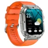 H93805fca34394e818a8596442948295d3.webp K57 PRO Outdoor Sports Smartwatch for Bluetooth Fitness Tracker Amoled Screen Waterproof Heart Rate Monitor IP67 Standard Square