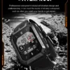 VC20 Pro Outdoor Sport Smart Watch 5ATM Waterproof BT Music Call Blood Oxygen 380mah Battery Health Tracker for Android and IOS