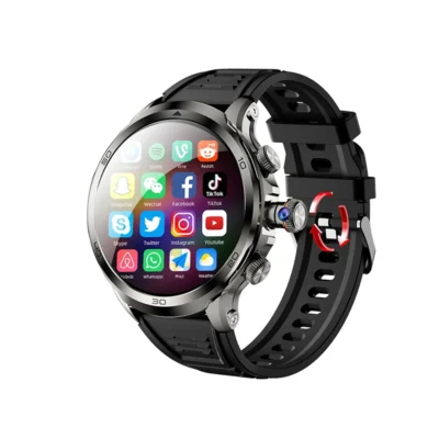 Ha7b131e3910b4a7f9fe03b8c0ea88bb6p.webp 2025 Amoled Smart Watch H19 Sim Card HD Video Call Heart Rate 1.95inch Screen Rotating Camera 1990mA 4G SmartWatch