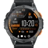 K67 Smartwatch Men Blood Pressure BT Call  1.43inch Amoled Screen IP68 Waterproof Compass GPS Sports Smart Watch with LED Light