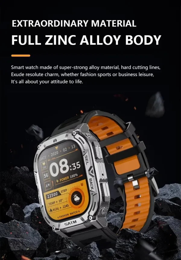 Hd5e6f61056c14b27aec27c0b216365a1F.webp B25 4G Android Smart Watch with Sim Card 2.04inch Amoled Screen IP67 Waterproof HD Video Call Men Sports Smartwatch