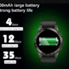 He74c85bcf746463ca7488adff48fad63F.webp Rugged Smart Wristwatch DM50 for Men 400mAh Large Battery Outdoor Sport Fitness Tracker BT Call Waterproof Smartwatch 2024