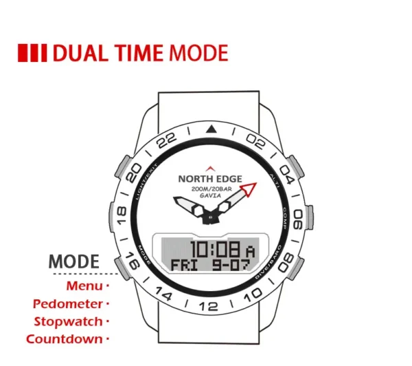He9b198a548b84272851757dc07a3a3a3R.webp NORTH EDGE Mens Dive Watch Military Army Luxury Full Steel Smartwatch Compass Altimeter Barometer Digital Clock Waterproof 200m