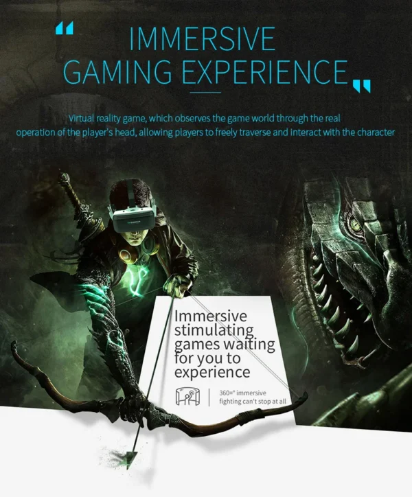 Hf75b4acbf299413285a98bf94ad92481V.webp VR Shinecon Casque Helmet 3D Glasses Virtual Reality Augmented For iPhone Android Smartphone Smart Phone Goggle Mobile Viar Game