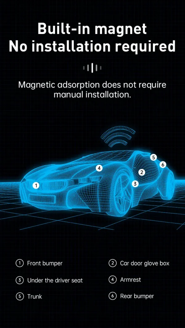 S0067fee441d742ae9ed11f6db4a74440H.webp Portable GPS Tracking Device GF10 Car GPS Tracker Vehicle GPS Locator Strong Magnetic Anti-lost Alarm GPS Position Free APP