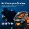 S00a0c74fe7cb4e2f9866710c5c9b4487W.webp 2026 Military Smartwatch 2.01''Color Screen Outdoor Sports Watch for Men SOS Red Alarm Flashing Flashlight Health Monitor IP68
