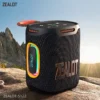 Zealot-S122 Bluetooth Speaker BT5.4 Wireless IPX6 Waterproof Shower Speaker,25W HiFi Stereo Sound,TWS Pairing,20H Music Playtime