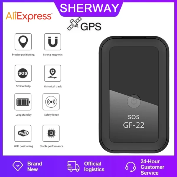 S0250b98ee2234145b5db417a02b0afa7e-1.webp GF22 locator GPS Beidou positioning pet elderly children car anti loss anti-theft device GPS tracking high precision