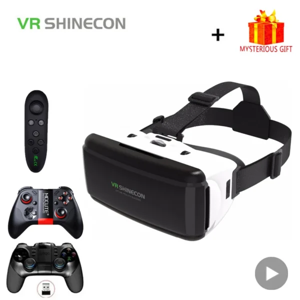 S032bb60c01834d9d87b4a4a9ec341ae4E.webp VR Shinecon Casque Helmet 3D Glasses Virtual Reality Augmented For iPhone Android Smartphone Smart Phone Goggle Mobile Viar Game
