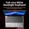 Firebat Laptop AS1 AMD R5-7430U 16GB DDR4 512GB SSD 15.6 Inch IPS Windows 11 Type-C WIFI6 Backlit Full-size Keyboard Notebook