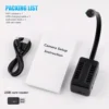 Mini WiFi Camera 1080P HD Smart Camera with Curved Flexible Lens Cable,Loop Recording,Alarm, Remote Viewing,Security  Monitoring