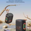 Zealot-S122 Bluetooth Speaker BT5.4 Wireless IPX6 Waterproof Shower Speaker,25W HiFi Stereo Sound,TWS Pairing,20H Music Playtime