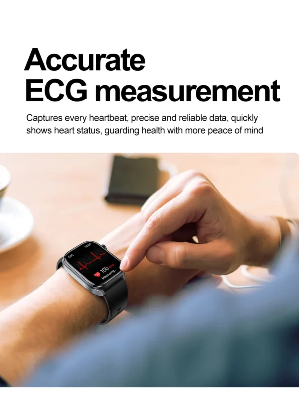 S05a181a67c1245eca10adae4d76d1c53W-1.webp 2025 New AI Diagosis ECG Health Smart Watch Men Blood Pressure Lipid Uric Acid AI-GPT Intelligent Q&A Health Smartwatch For Men