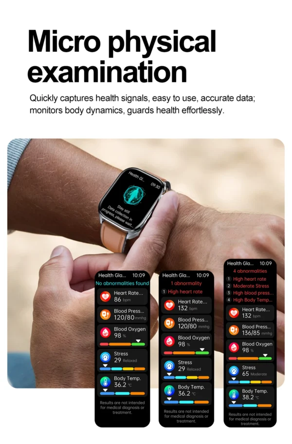 S05a7efe9d6f54353a51bd19bdd341e75g-1.webp 2025 New AI Diagosis ECG Health Smart Watch Men Blood Pressure Lipid Uric Acid AI-GPT Intelligent Q&A Health Smartwatch For Men