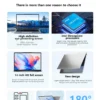 S05ab97e45099498f909f1a1731fa30ca2.webp LENO 14.1"Ultra Slim Laptop 16GB RAM 2TB SSD Windows 11 Intel N3700 Notebook Gamer 1920*1080 Display Office Study Computer PC