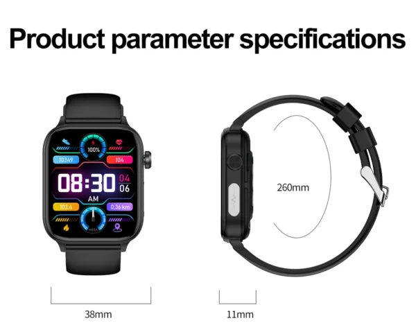 S06a10b57a16a4ed9b33c9fdceb7a34feJ.webp 2025 New For XIAOM1 ECG+PPG Blood Fat Uric Acid Health Smartwatch Men Women Heart Rate Blood Pressure Bluetooth Call Smart Watch