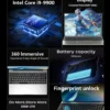 S08329ddcf58442c3a29bc4f988a58d1fq.webp NEW 15.6" Laptop Intel Core I9-9900 32GB 2TB Windows 11 Gaming Computer PC Gamer Office Study Ultra Slim Notebook 1920*1080 HD