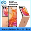 S08766a1bfb034eac8c232f1ec9f1e62cL.webp Motorola Moto Razr 50 Ultra Snapdragon8s Gen3 6.9" POLED Folded Screen 165Hz 50MP 45W Fast Charge NFC IPX8 Original Mobile phone