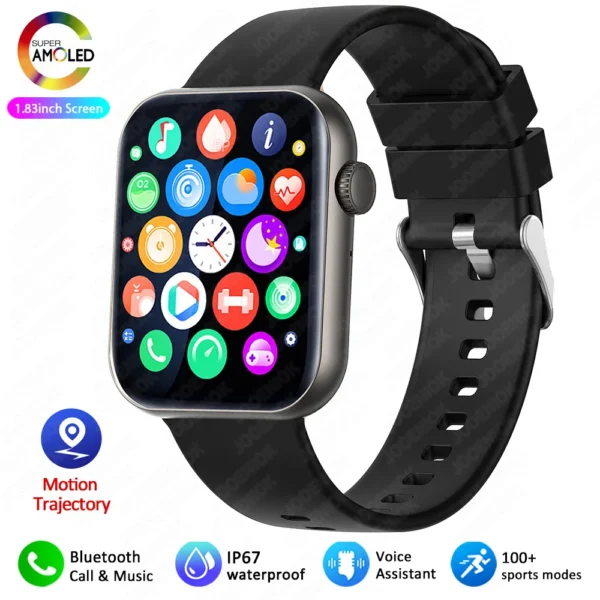 S0ad109694dfe400da79e35dd581e9b4cg.webp 2025 New Smart Watch Full Touch Screen Bluetooth Call AI Voice Heart Rate Waterproof Watches Sports Bracelet Smartwatch Women