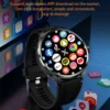 S0b058cb395584c809b77a4dda2a4094bX-1.webp Original H99 Smart Watch Android Watches Amoled Smartwatch With 190° Rotary Camera Google Play Store 1.95inch Amoled Screen