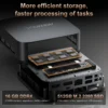 ACEMAGIC K1 MINI PC AMD Ryzen 5 7430U 16GB RAM 512GB SSD Windows 11 Pro MINI Computer Wifi6 BT5.2 4K Triple Display