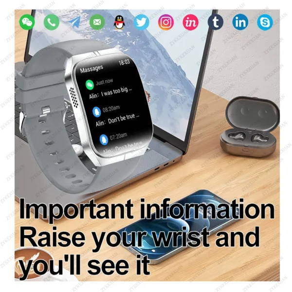 S0e3a4af8c8a24980b8007edf374a6cd6G.webp 2025 New HD AMOLED screen For OPPO Watch 4 Pro Sports Smart Watches Men GPS Track Waterproof Bluetooth Call NFC Smart Watch