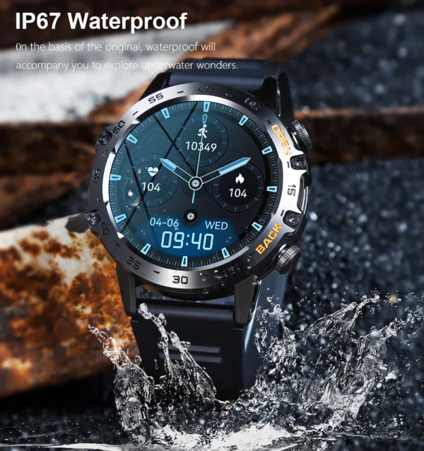 S0f75f08c1bdf4280b7d1c4716c7e805f9.webp MEVADEN 1.39 inch Bluetooth Call Smart Watch Men Sports Fitness Tracker Watches IP67 Waterproof Smartwatch for Android IOS MD52
