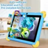 S0ff22c59e69648d2946cec8f1666a3dcW.webp 7 Inch 5G Kids' Tablet with Cartoon Pattern Android Learning Education PC with Kids-Proof Case 4000mAh Tablet