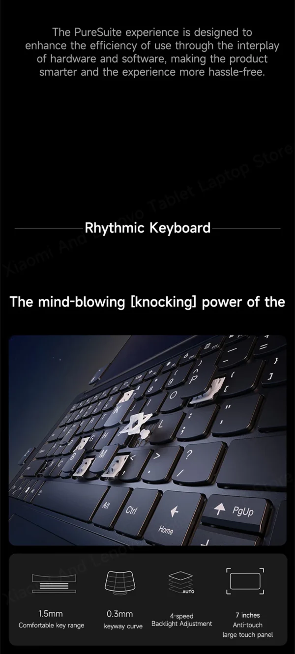 S102bb896ed6c421884c8a26780d59e8b3.webp Lenovo Laptop YOGA Pro16s AIPC 3.2K 165Hz PURE Touch Screen Intel Core Ultra 9 32G LPDDR5 1TB/2TB SSD RTX4060 AI Notebook PC