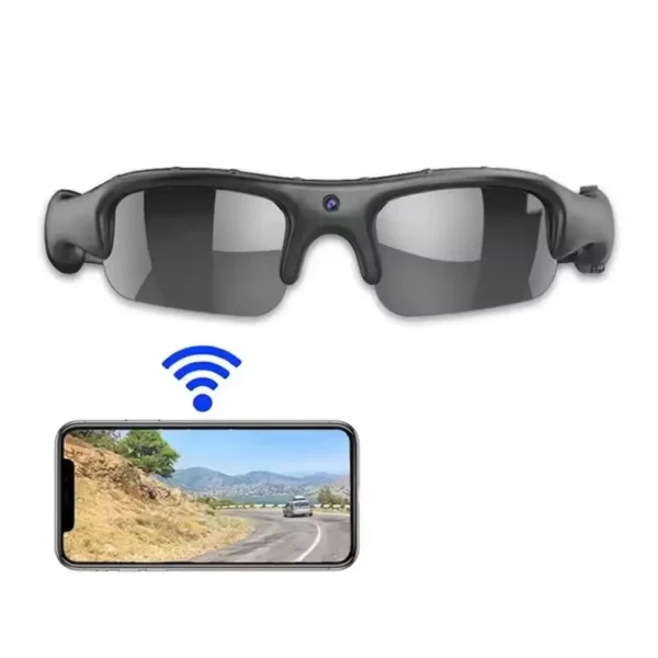 S104cff6a6403436ca4261cb62bb8dde16.webp 1080P HD Camera Sunglasses Polarized Photochromic Lens First-Person View WiFi Video Recorder Cycling Outdoor Sports Glasses