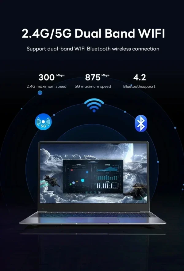LENO NEW 14.1" Laptop Intel Core i9-9900 32GB 2TB Windows 11 Gaming Computer PC Gamer office Ultra Slim Notebook 1920*1080 HD